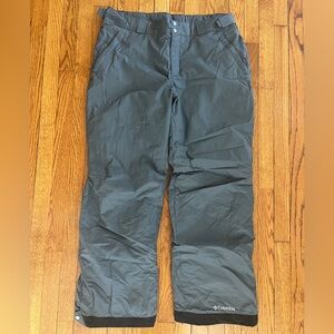 Preowned Columbia Men’s Snow Pants Gray Size XL Waterproof